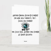 Een stille nacht - gepersonaliseerd feestdagen kaart (Achterkant)