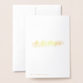 Een stille nacht met een pasgeborene? Folie feestd Kaarten (Met envelop)