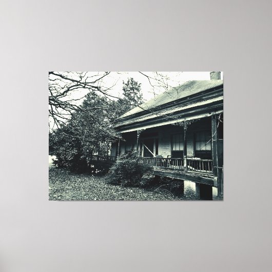 Een Stille Neergang Canvas Afdruk (Voorkant)