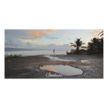 Een Stille Ochtend - Barbados Fotokaart