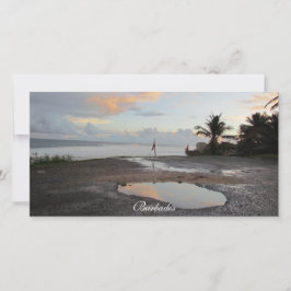 Een Stille Ochtend - Barbados Fotokaart