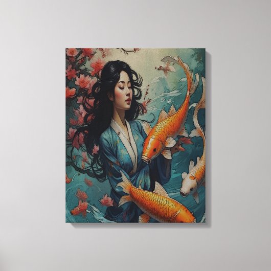 Een Stille Opstand van Geel Canvas Afdruk (Voorkant)