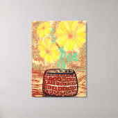 Een stille plek Floral Bouquet Canvas Afdruk (Voorkant)