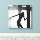 Een stille schreeuw canvas afdruk (Insitu (Houten vloer))