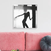 Een stille schreeuw canvas afdruk (Insitu (Woonkamer))