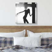 Een stille schreeuw canvas afdruk (Insitu (Slaapkamer))