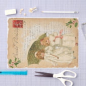 Een stille speelse krant tissuepapier (Craft)