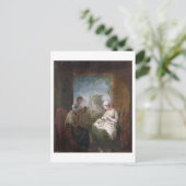 Een stille tijd, c.1810 (olie op canvas) briefkaart (Staand voorkant)