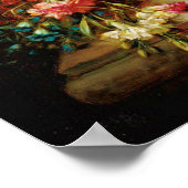 Een stilleven met bloemen door Hans Zatzka - poste Poster (Hoek)