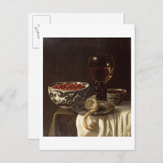 Een stilstaand leven briefkaart (Voorkant / Achterkant)