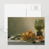 Een stilstaand leven met een Roemer en een Gilt Cu Briefkaart (Voorkant / Achterkant)