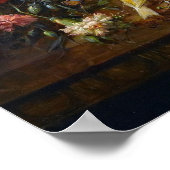 Een stilstaand leven van bloemen door Hans Zatzka  Poster (Hoek)