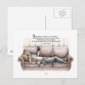 Een stilstaand moment briefkaart (Voorkant / Achterkant)