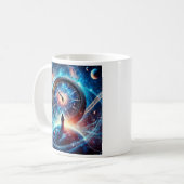 Een stilte voor een tijdloze klok. koffiemok (Voorkant links)