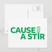 Een Stir veroorzaken Briefkaart (Voorkant / Achterkant)