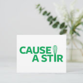Een Stir veroorzaken Briefkaart (Staand voorkant)