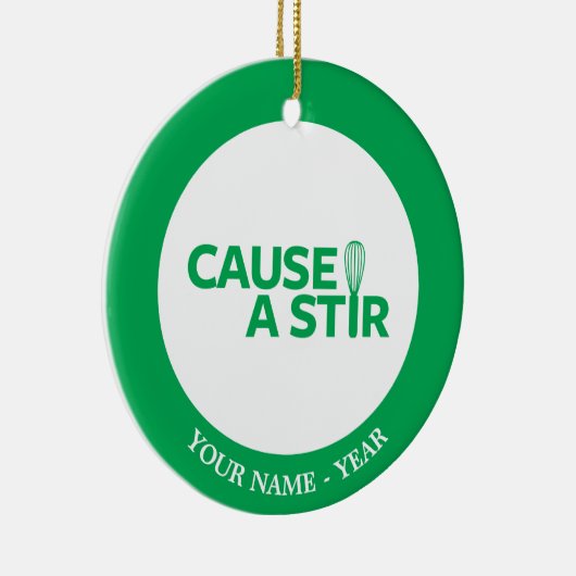 Een Stir veroorzaken Keramisch Ornament (Rechts)