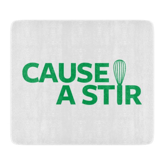 Een Stir veroorzaken Snijplank (Voorkant)