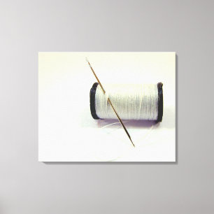 Een Stitch in Time Canvas Afdruk