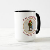 Een Stitch in Time Mok (Voorkant rechts)