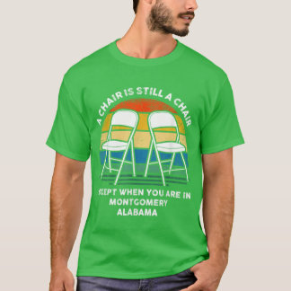Een stoel is nog steeds een stoel, behalve als je t-shirt