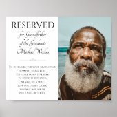 Een stoel opslaan ter nagedachtenis van grootvader poster (Voorkant)