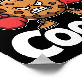 Een stoere Cookie Boxer Boxing Funny Cookie Lover Poster (Hoek)