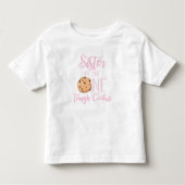 Een stoere Cookie Sister Pink Cookie Verjaardag Kinder Shirts (Voorkant)