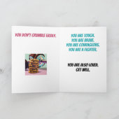 Een stoere cookie wordt goed kaart (Binnen)