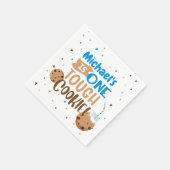 Een stoere koekje eerste verjaardag servetten (Hoek)