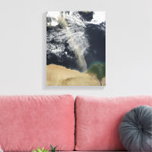 Een stofpluim canvas afdruk (Insitu (Woonkamer))