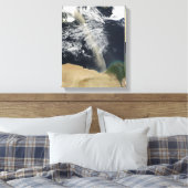 Een stofpluim canvas afdruk (Insitu (Slaapkamer))