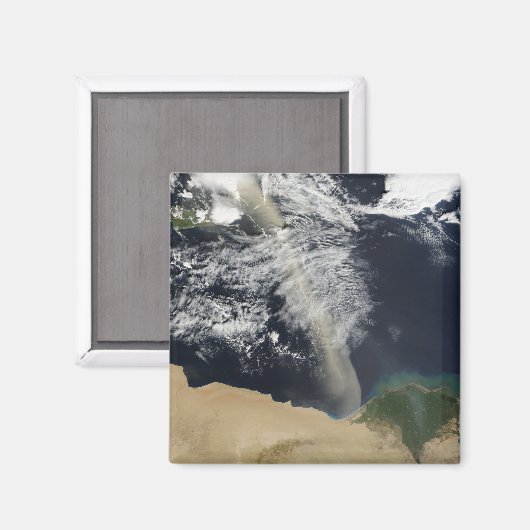 Een stofpluim magneet (Voorkant / Achterkant)