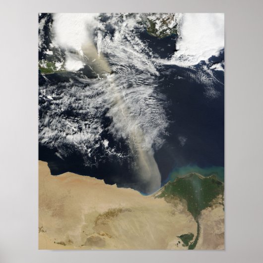 Een stofpluim poster (Voorkant)