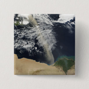 Een stofpluim vierkante button 5,1 cm