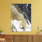 Een stofwand uit het noorden van Queensla Canvas Afdruk (Insitu (Woonkamer))