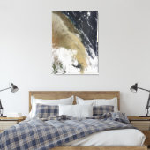 Een stofwand uit het noorden van Queensla Canvas Afdruk (Insitu (Slaapkamer))