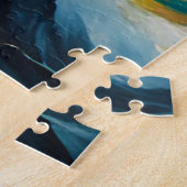 Een stok in een impressionistische storm legpuzzel (Zijkant)