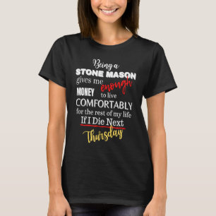 Een Stone Mason zijn T-shirt
