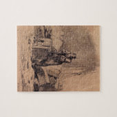 Een stonemason van Jean-Francois Millet Legpuzzel (Horizontaal)