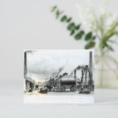 Een stoomengine-fabricage en ijzerwerken briefkaart (Staand voorkant)