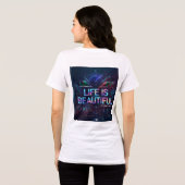 Een storing in de machine Tri-Blend shirt (Achterkant volledig)