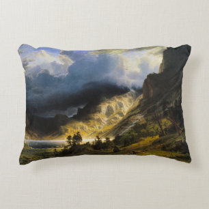 Een storm in de Rocky Mountains, Mount Rosalie Accent Kussen