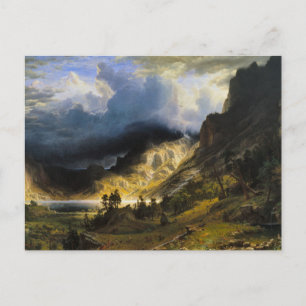 Een storm in de Rocky Mountains, Mount Rosalie Briefkaart