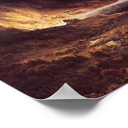 Een storm in het Rock Mountains, Bierstadt Albert Poster (Hoek)