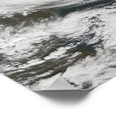 Een storm over het Zwarte Zee en het Zee van Azov Poster (Hoek)