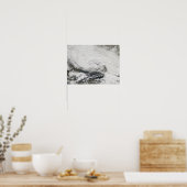 Een storm over het Zwarte Zee en het Zee van Azov Poster (Keuken)