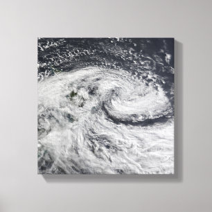 Een storm over Nieuw-Zeeland Canvas Afdruk