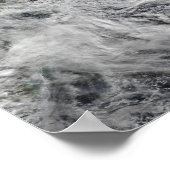 Een storm over Nieuw-Zeeland Poster (Hoek)