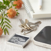 Een storm over Nieuw-Zeeland Sleutelhanger (Zijkant)